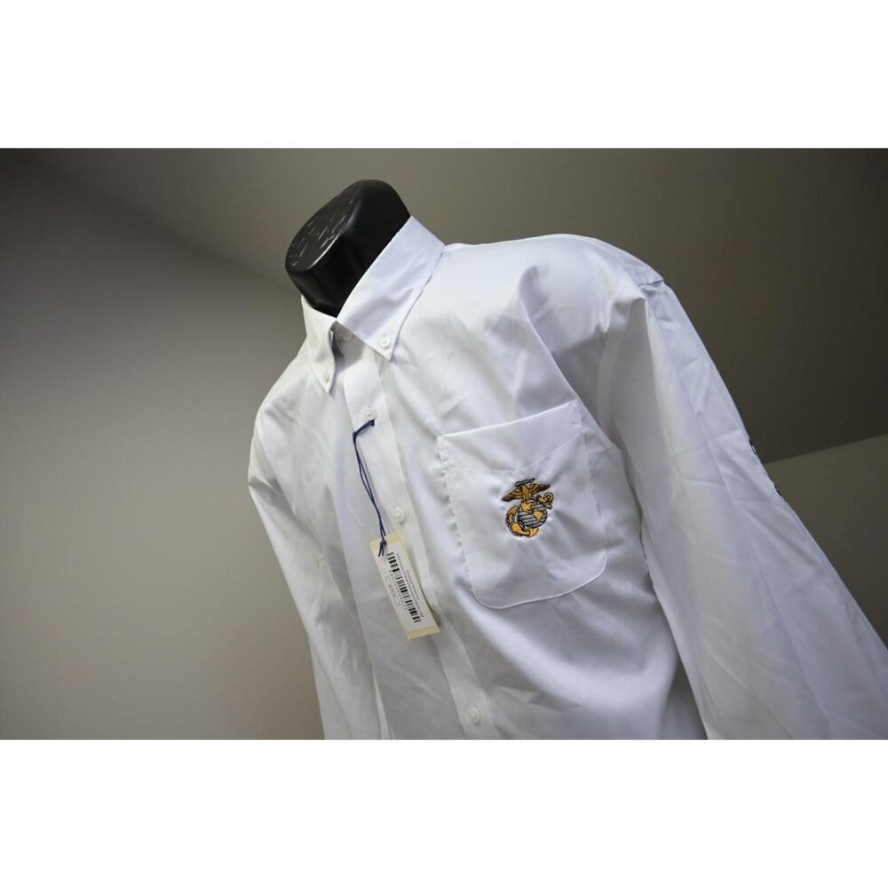 Onward Reserve Bear Dress Shirt Classic Fit Marines‎ Performance Mens Large NWT